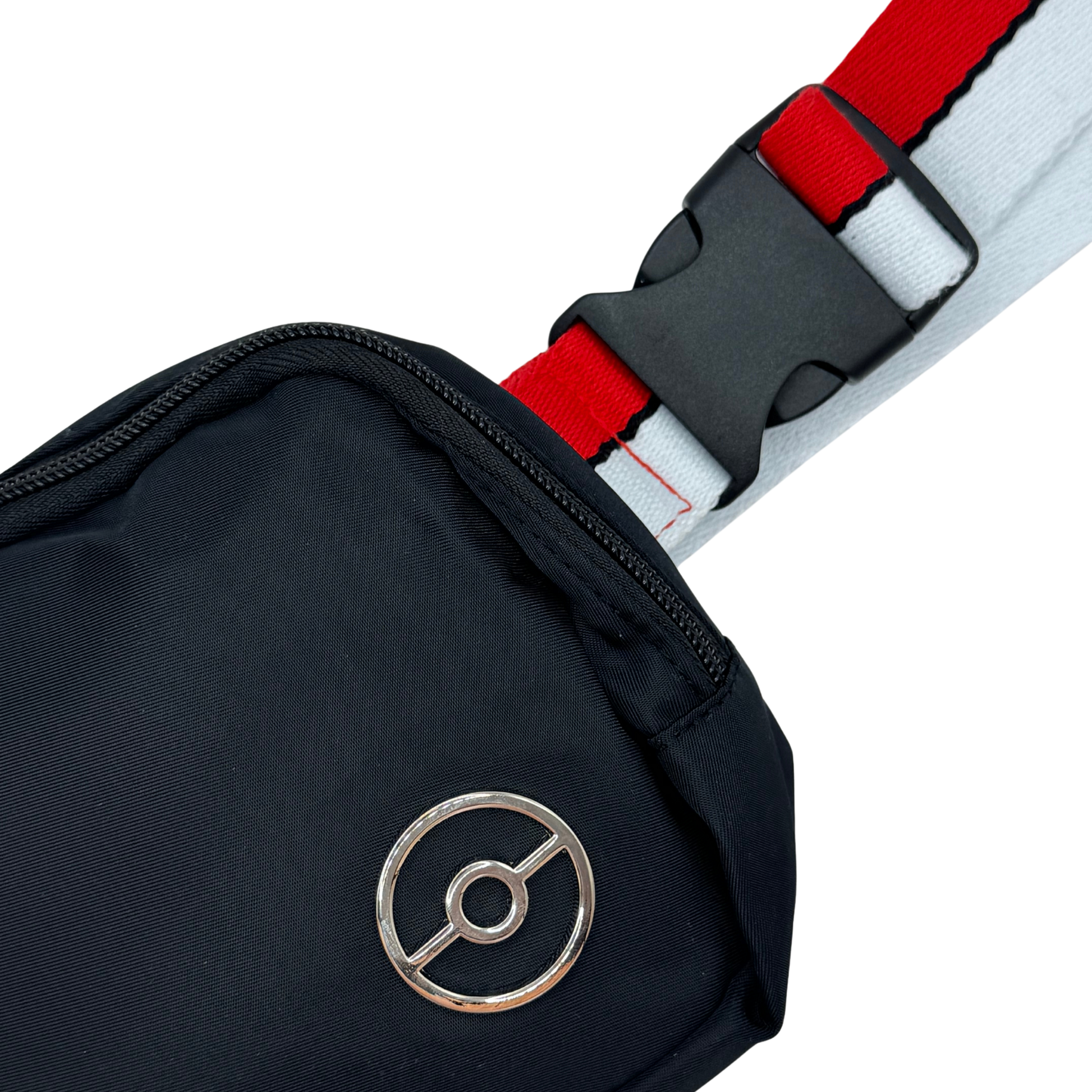 Cangurera Pokémon Negra con Correa Roja - Fan Army