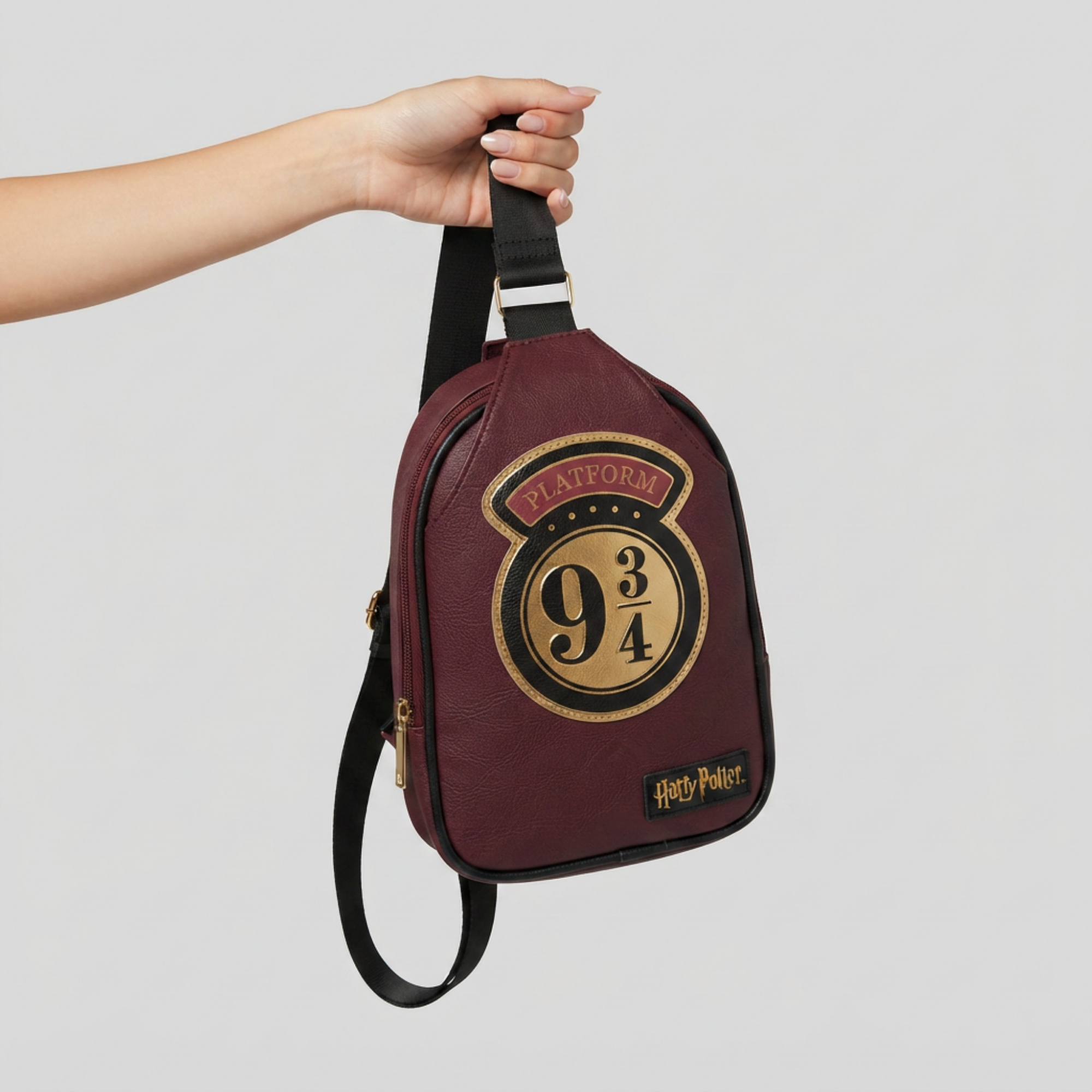 Bolsa Crossbody Harry Potter Plataforma 9 3/4 Vino Oficial