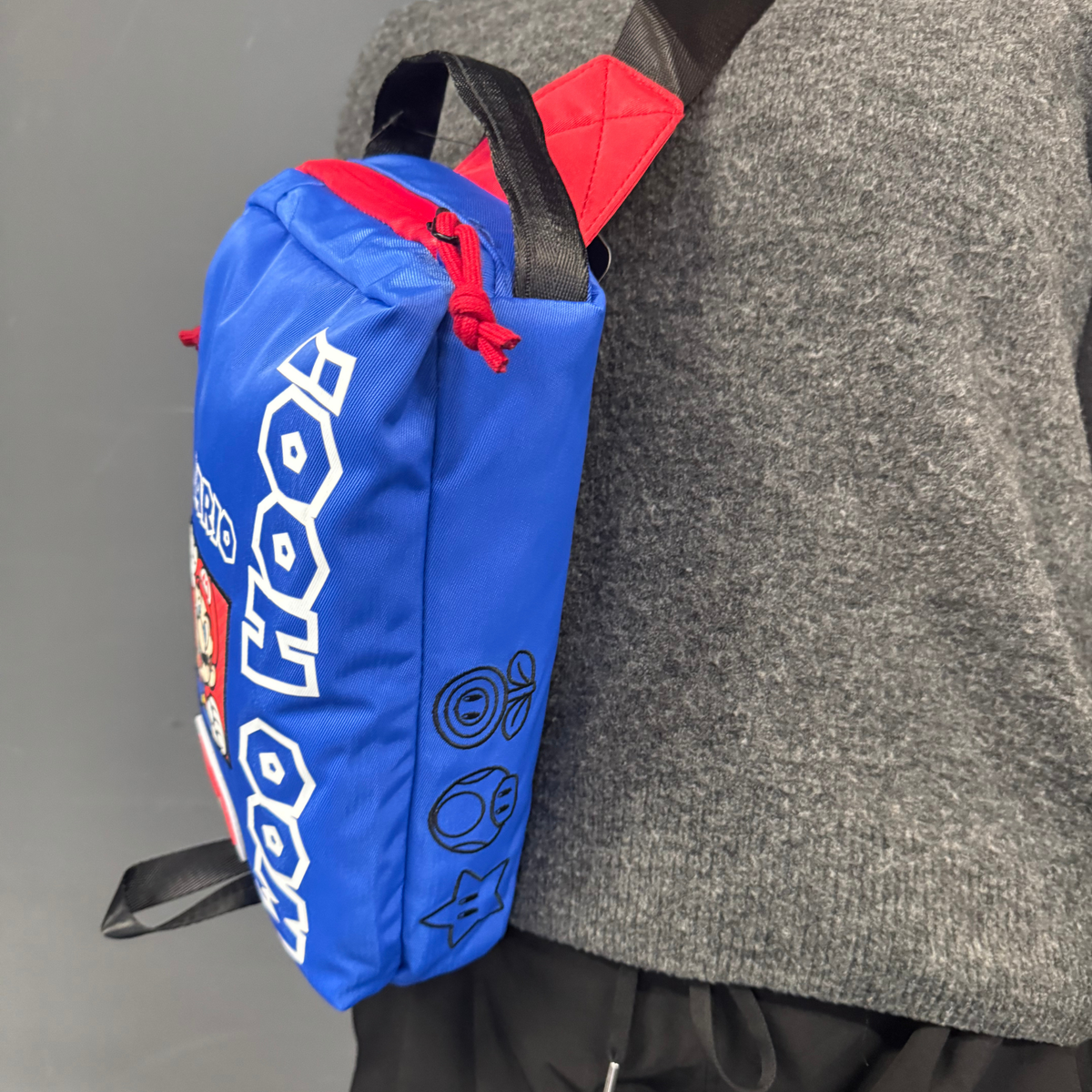 Bolsa Crossbody Super Mario Azul Mario