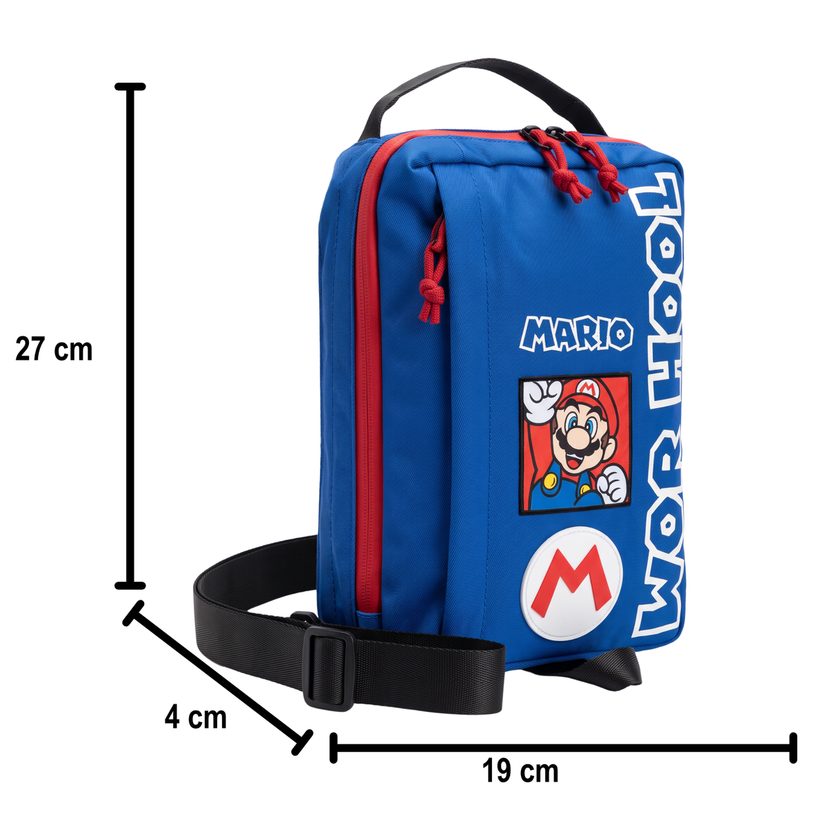 Bolsa Crossbody Super Mario Azul Mario