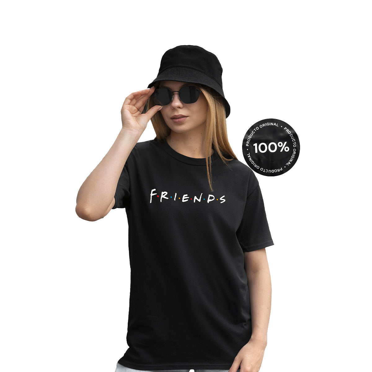 Playera Manga corta Unisex Friends Logo Clásico - Fan Army