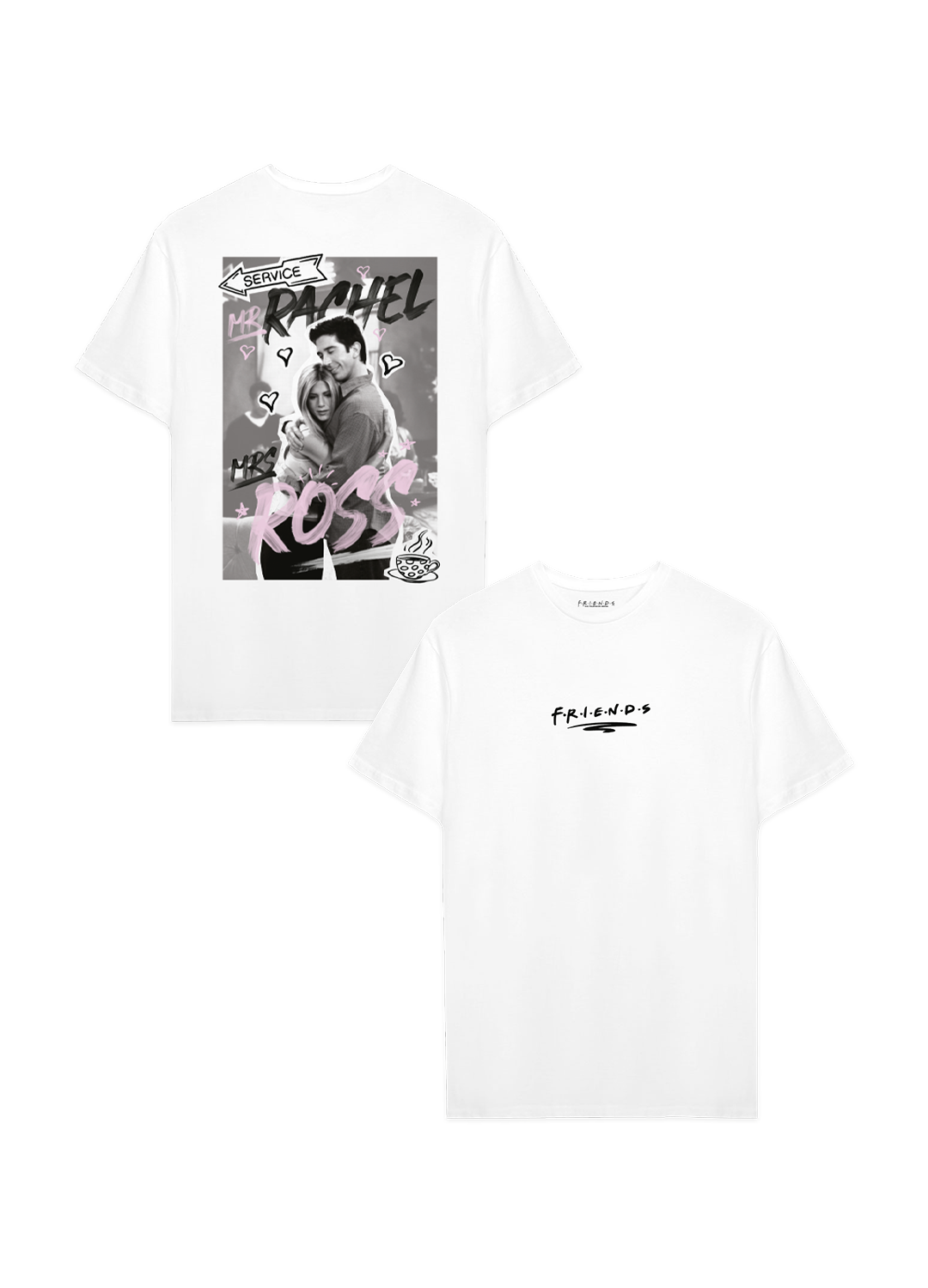 Playera Friends Rachel and Ross - Fan Army