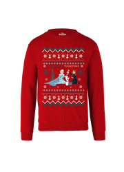 Sudadera Frozen Hombre Mujer Rojo Disney Original Ugly Sweater Olaf - Fan Army