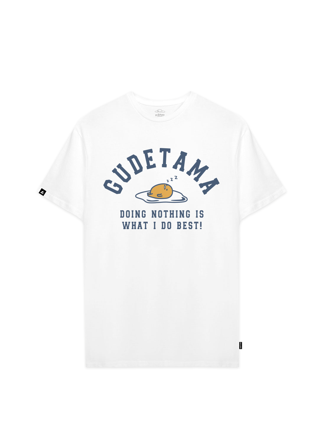 Playera Hombre Mujer Blanco Gudetama Doing Nothing - Fan Army