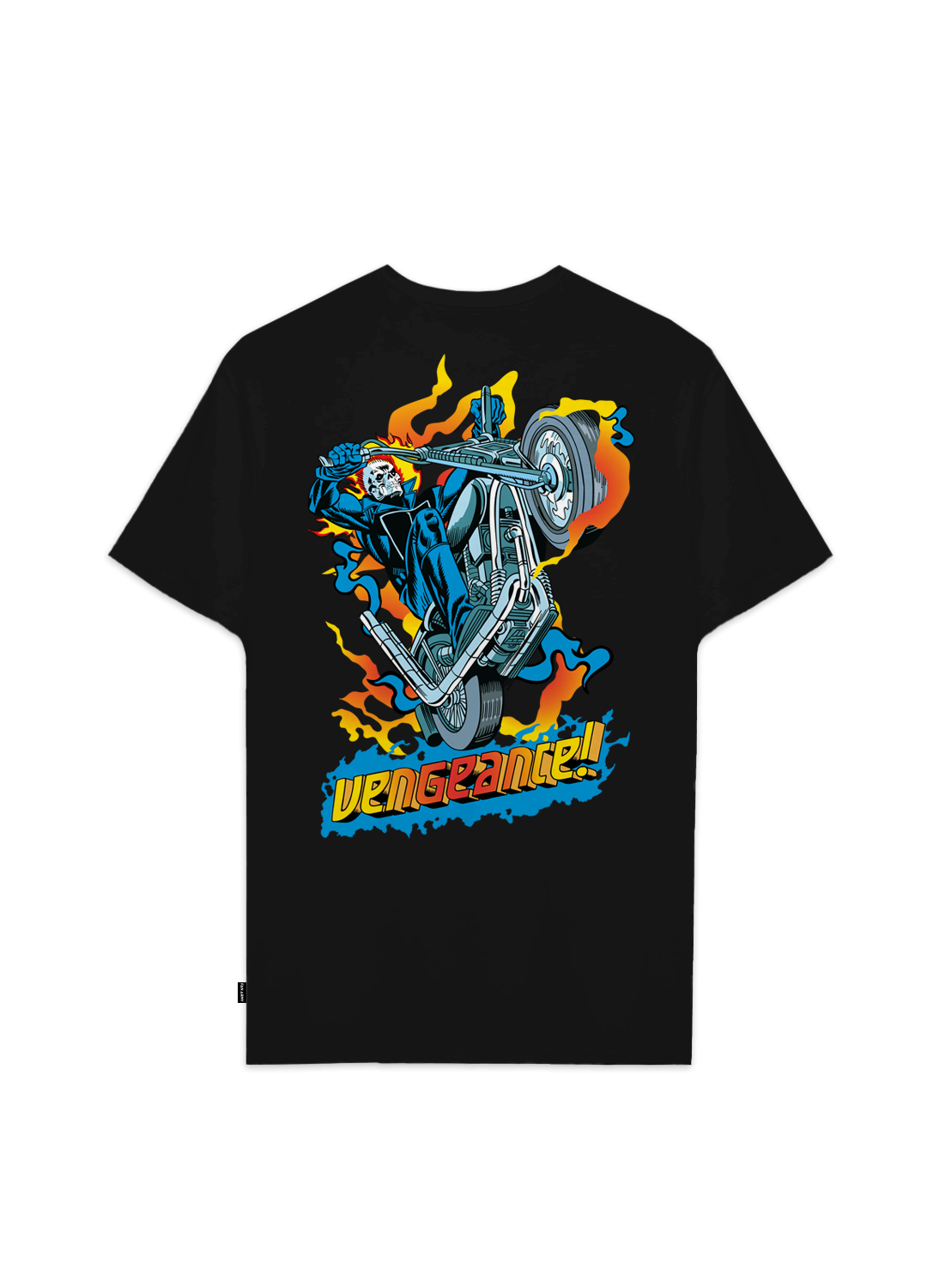 Playera Ghost Rider Hombre Mujer Negro Disney Original Vengeance!