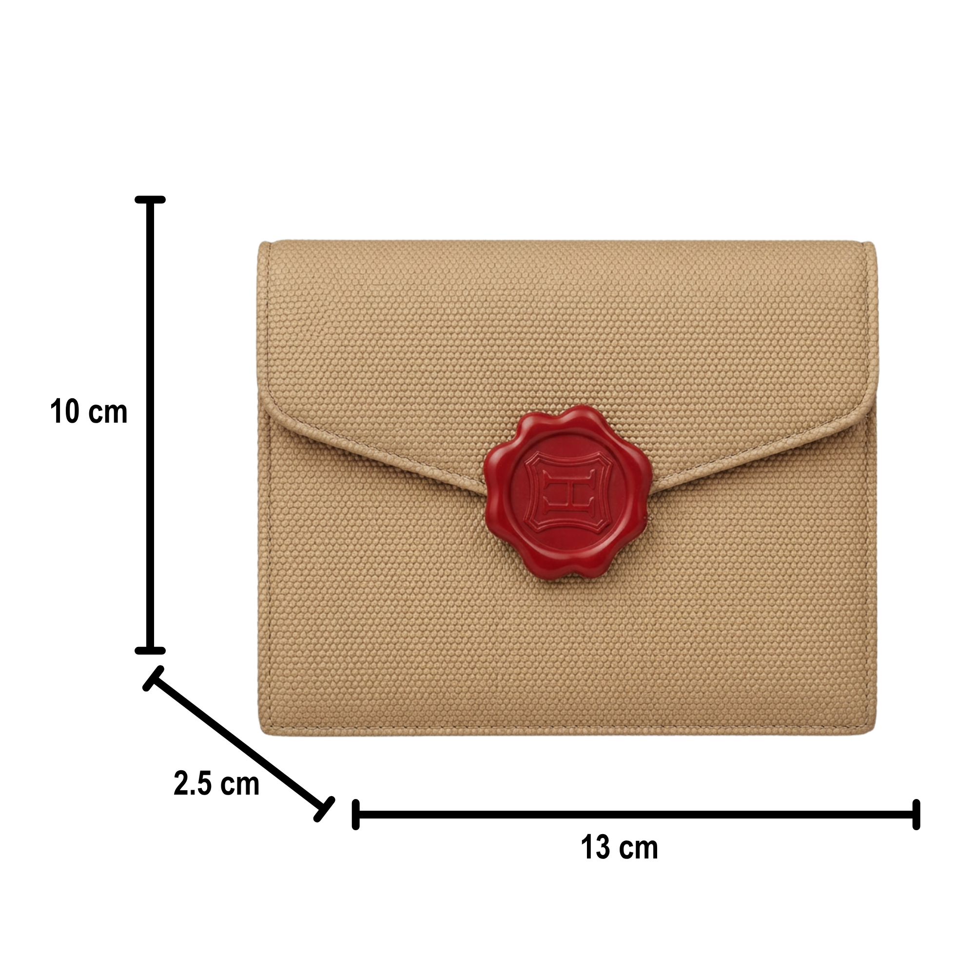 Cartera Harry Potter Carta de Hogwarts Beige con Sello Oficial