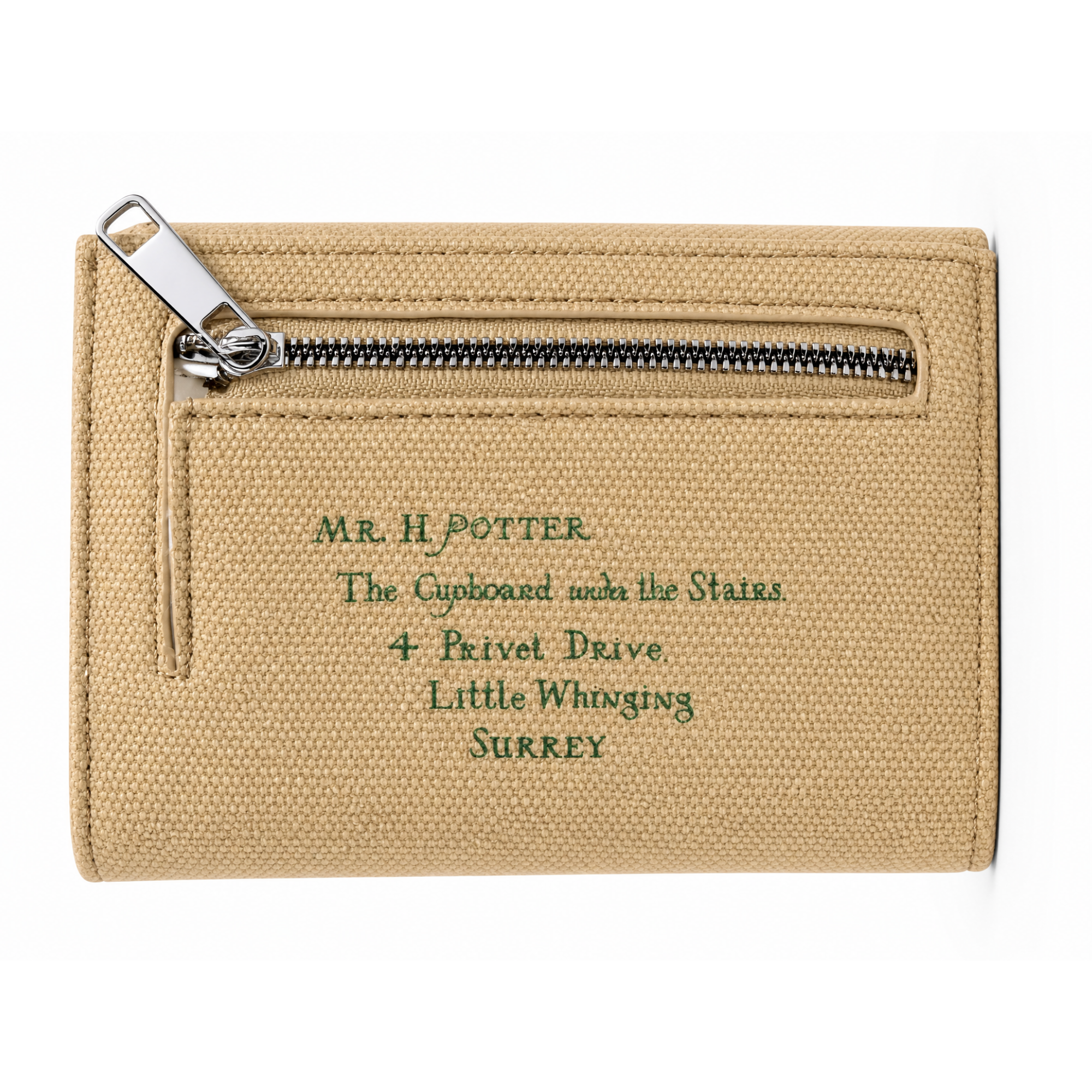 Cartera Harry Potter Carta de Hogwarts Beige con Sello Oficial