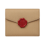 Cartera Harry Potter Carta de Hogwarts Beige con Sello Oficial