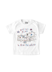 Playera Niño Home Alone Niño Niña Blanco Disney Original Battle Plan - Fan Army