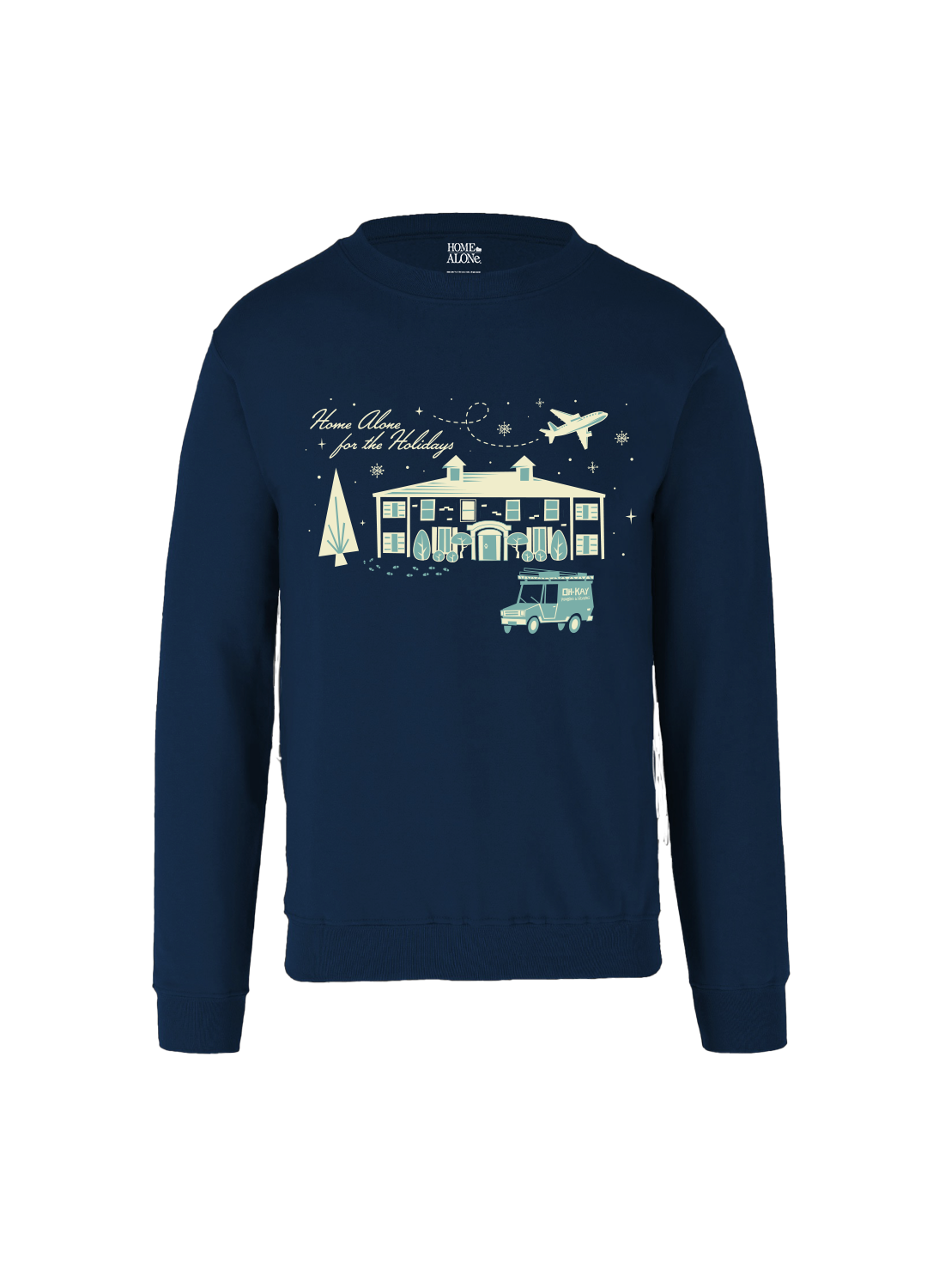 Sudadera Home Alone Hombre Mujer Azul Marino Disney Original Home Alone Holidays - Fan Army
