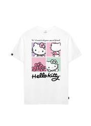 Playera Hombre Mujer Blanco Hello Kitty Special Friend - Fan Army