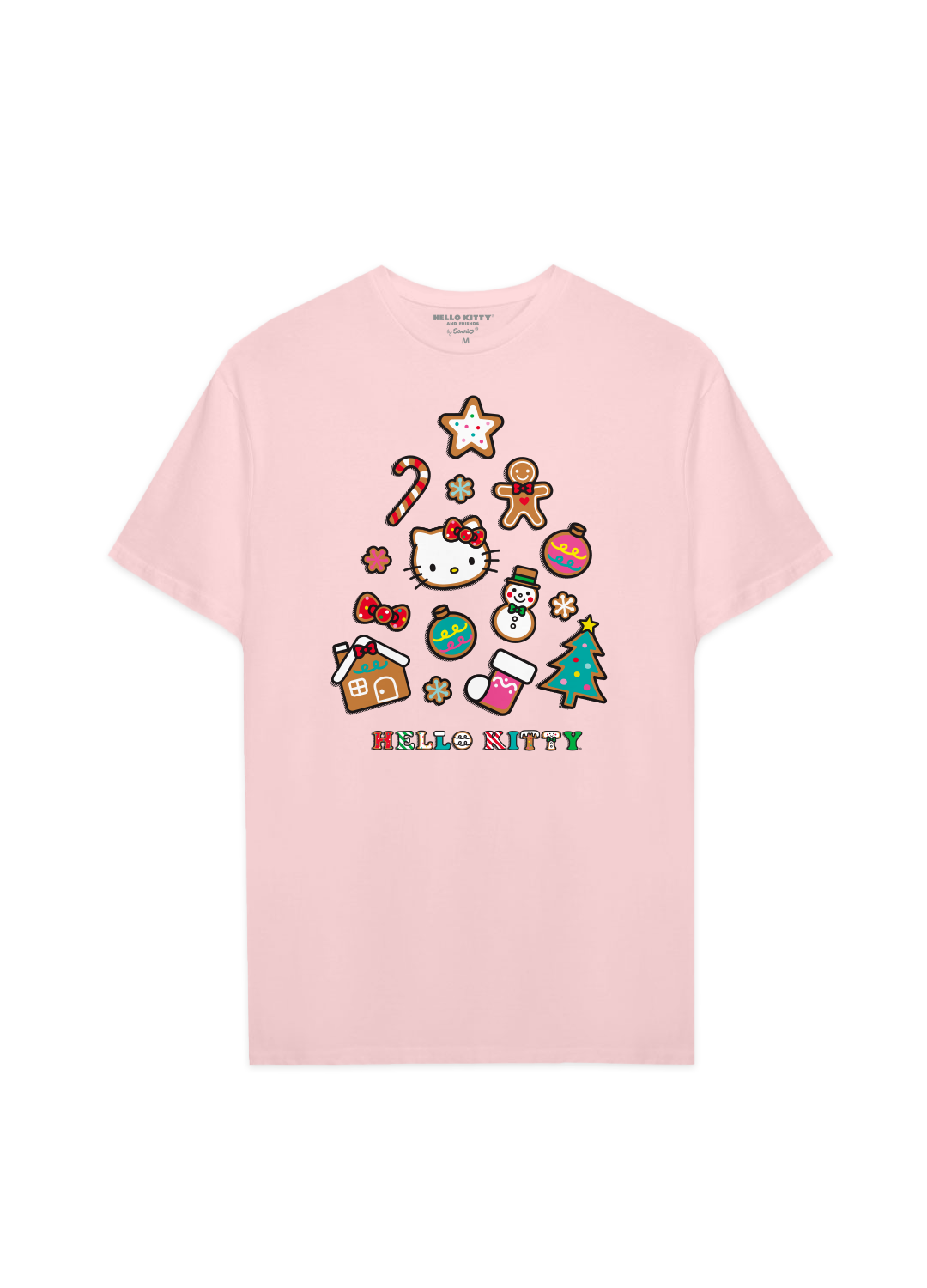 Playera Hello Kitty Hombre Mujer  Rosa Christmas Tree - Fan Army