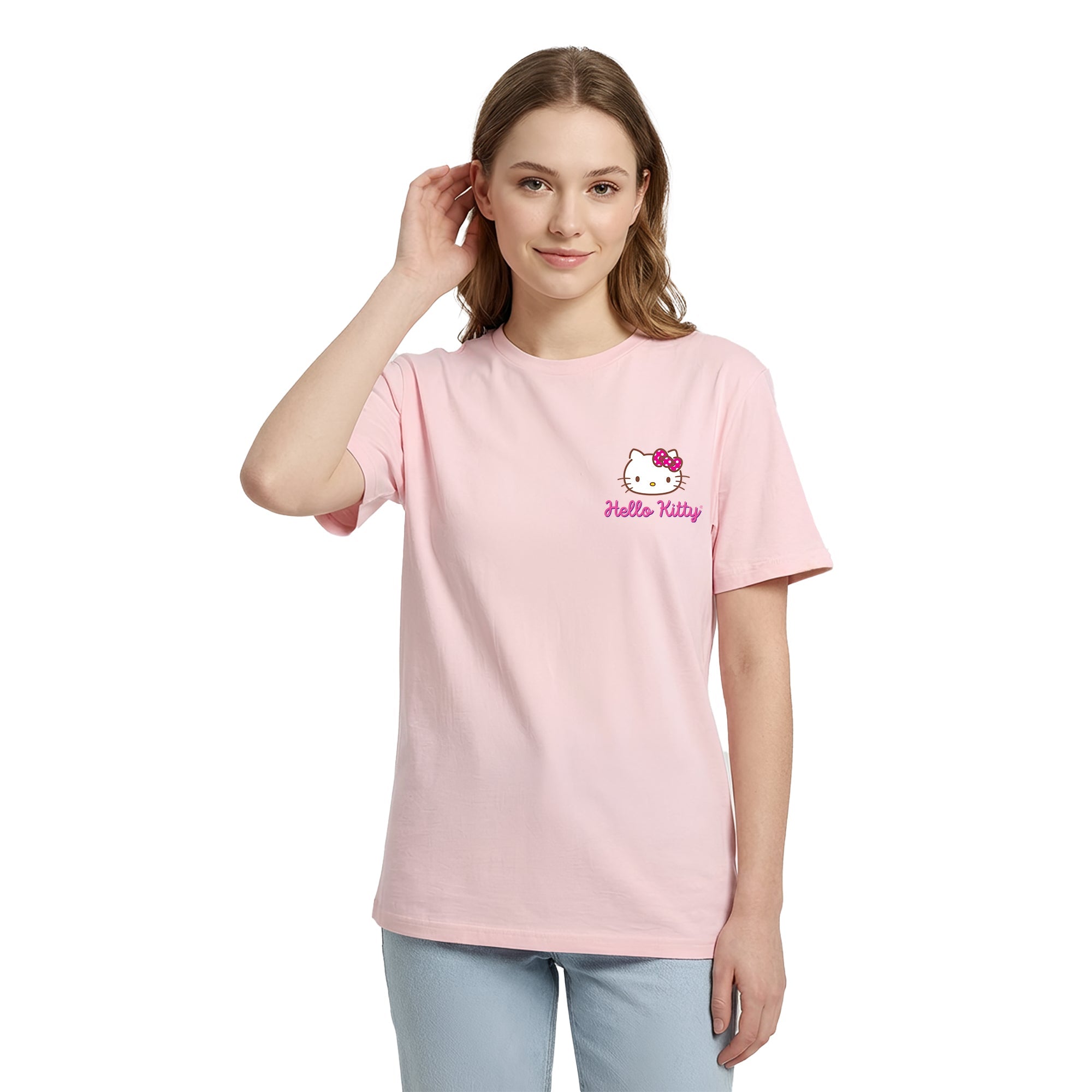 Playera Hello Kitty Hombre Mujer Rosa Sanrio Original Bright - Fan Army