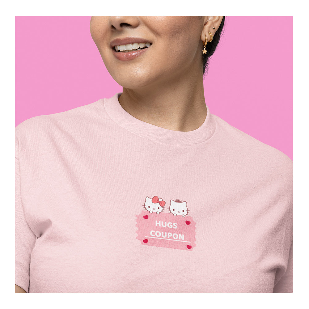 Playera Hello Kitty Hombre Mujer Rosa Don´t forgot to Love - Fan Army