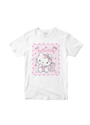 Playera Hello Kitty Hombre Mujer Blanco Coquette - Fan Army