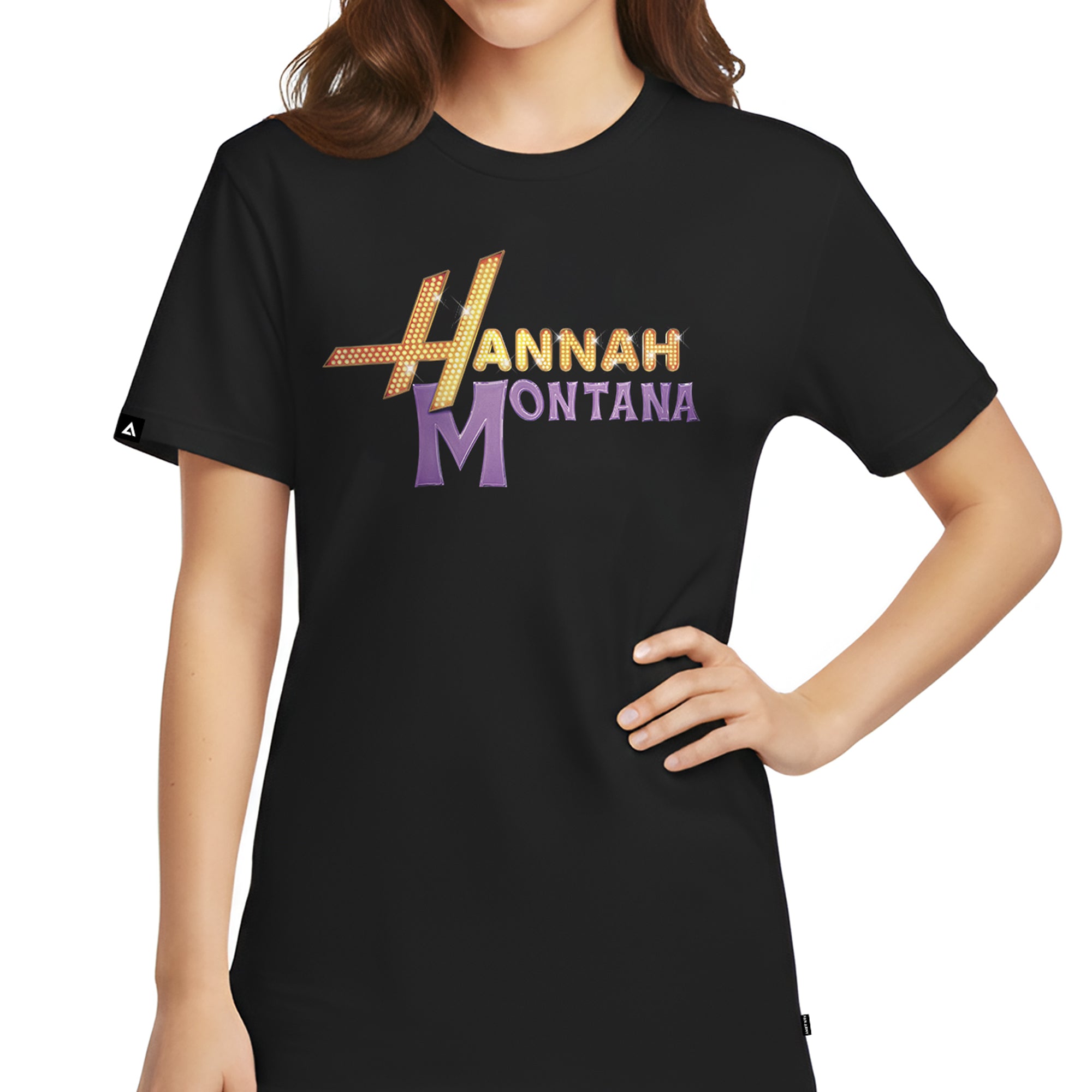 Playera Hannah Montana Hombre Mujer Negro Disney Channel Original Pop Star