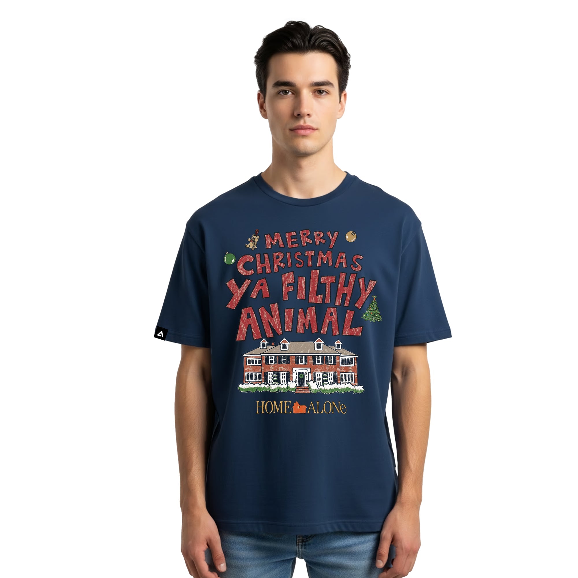 Playera Home Alone Hombre Mujer Azul Marino Disney Original Ya Filthy Animal - Fan Army