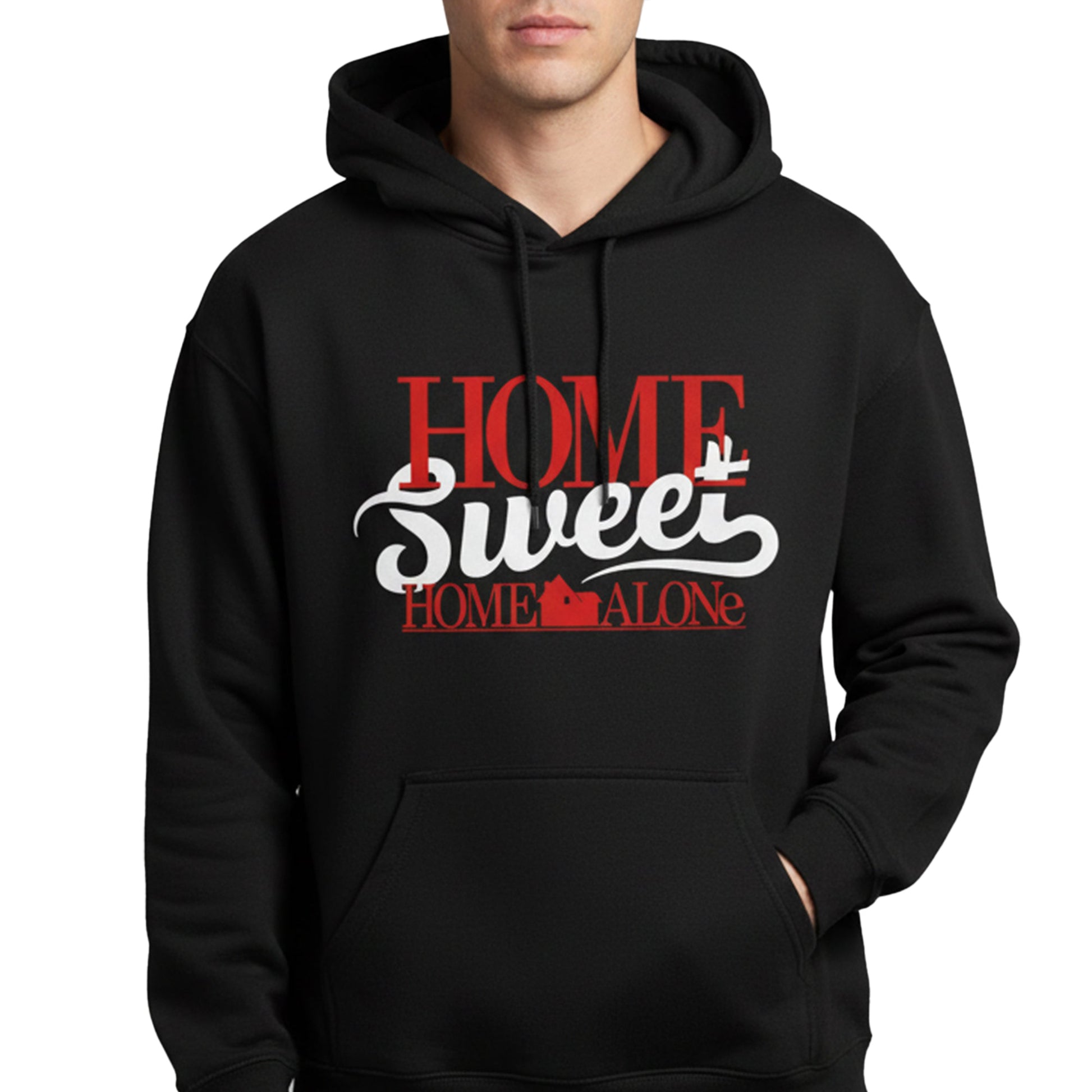 Hoodie Home Alone Hombre Mujer Negro Disney Original Home Sweet - Fan Army