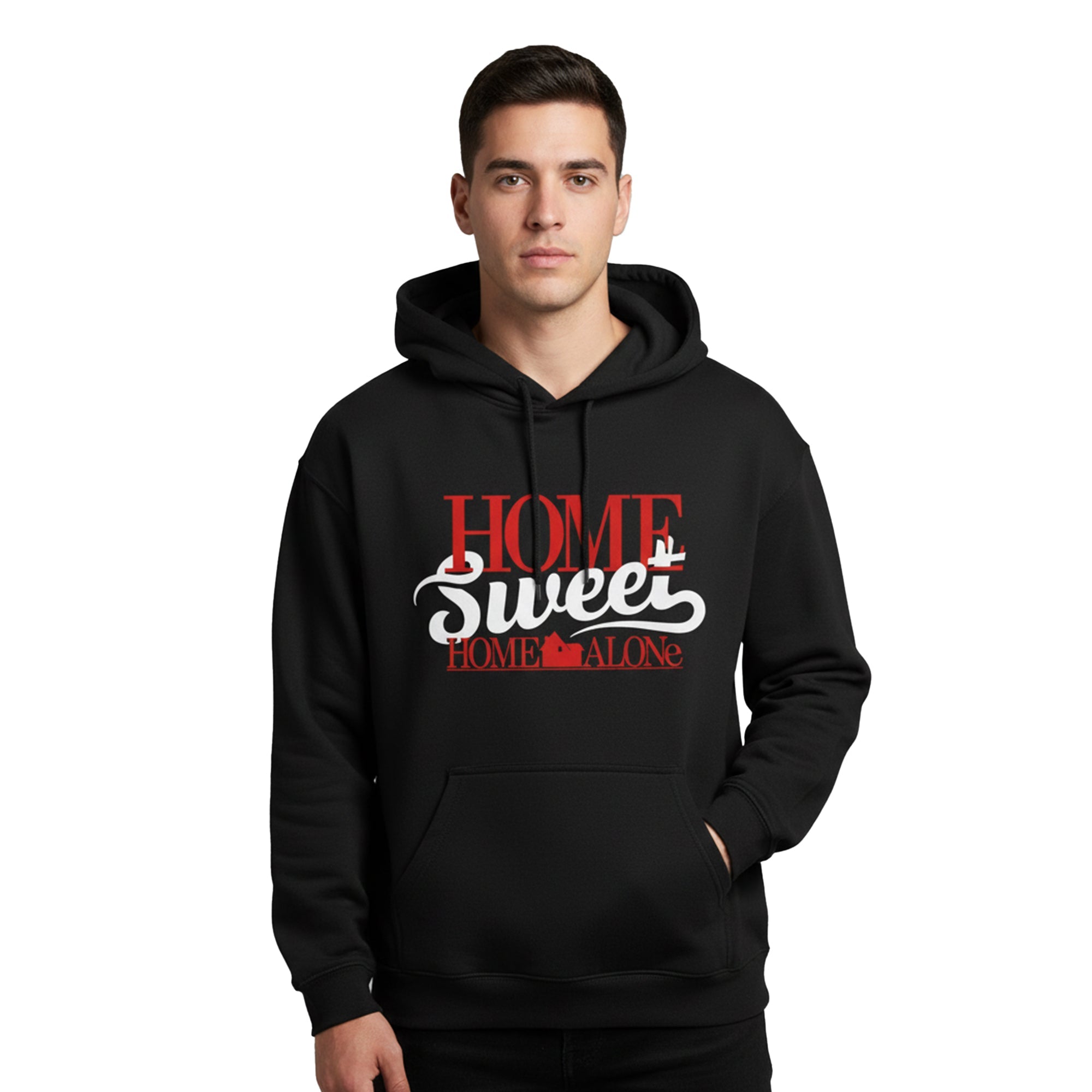 Hoodie Home Alone Hombre Mujer Negro Disney Original Home Sweet - Fan Army