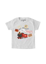 Playera Niño Harry Potter Niño Niña Gris Warner Original Hogwarts Express