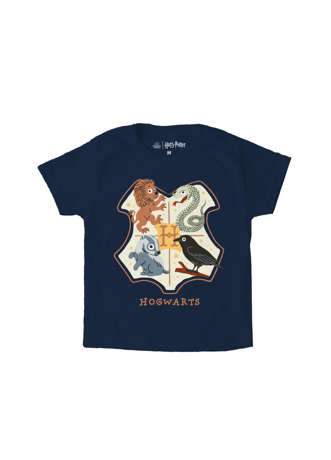 Playera Niño Harry Potter Niño Niña Azul Marino Warner Original Quidditch