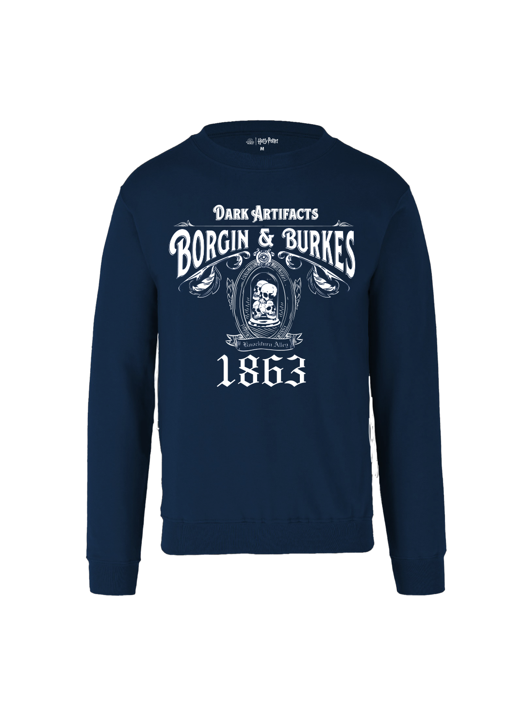 Sudadera Harry Potter Hombre Mujer Azul Marino Warner Original Dark Artifacts