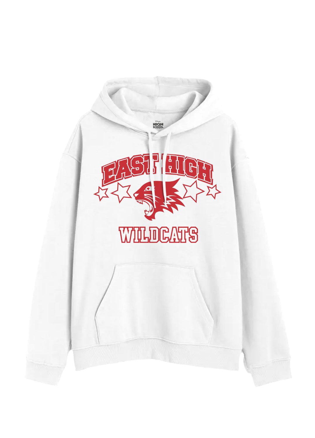 Hoodie High School Musical Hombre Mujer Blanco Disney Original East High