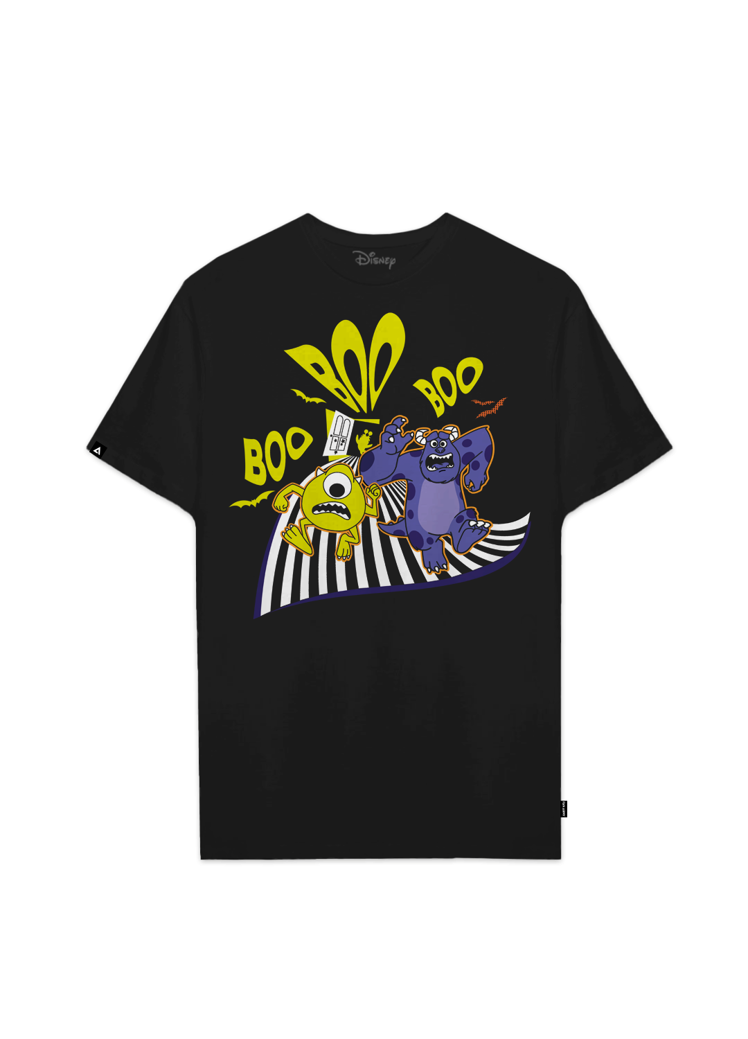 Playera Disney Halloween Hombre Mujer Negro Disney Original Monsers Inc. - Fan Army