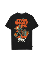 Playera Disney Halloween Hombre Mujer Negro Disney Original R2-D2 & C-3PO - Fan Army