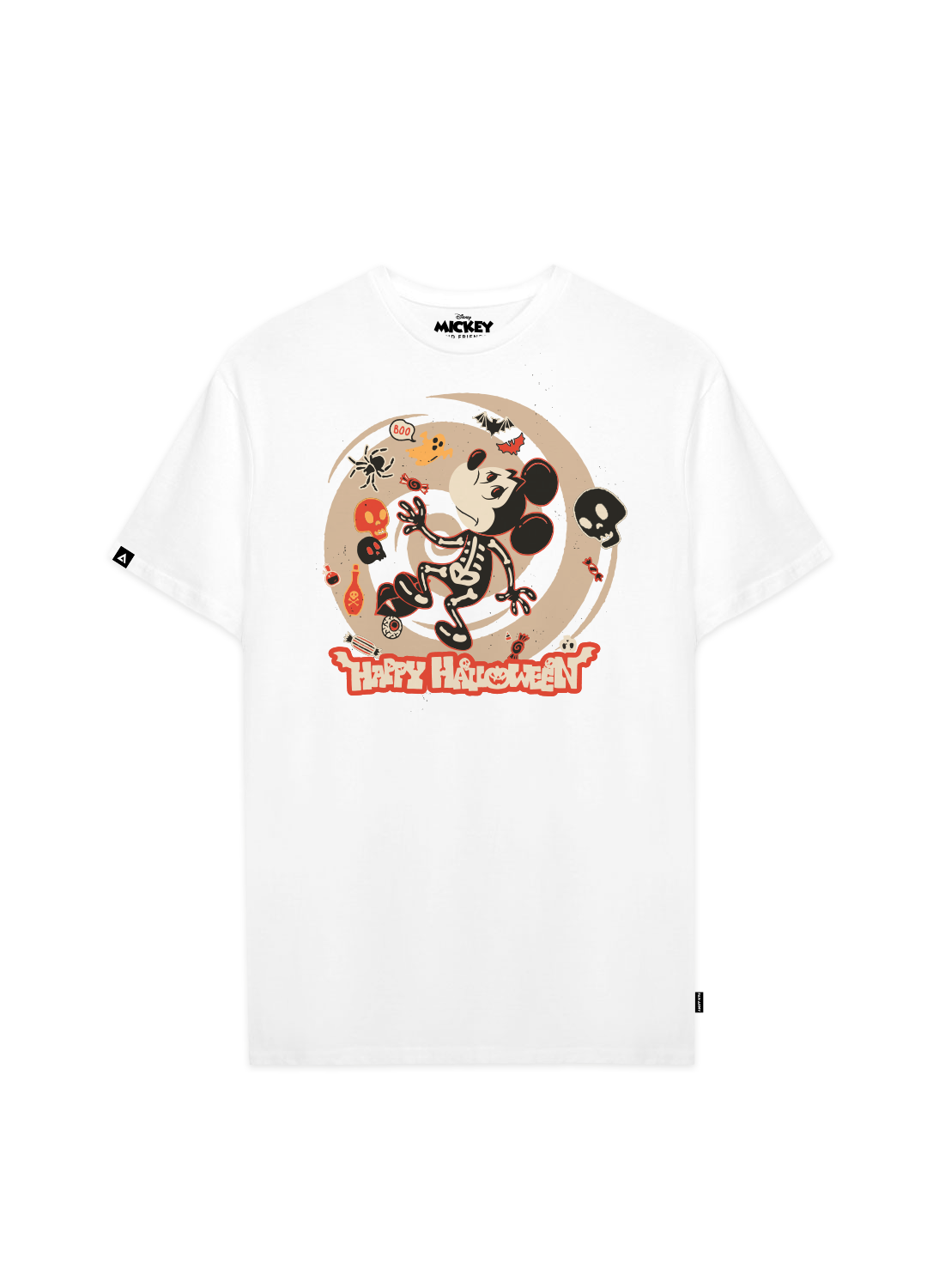Playera Disney Halloween Hombre Mujer Blanco Disney Original Scary - Fan Army