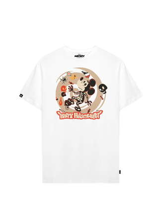 Playera Disney Halloween Hombre Mujer Blanco Disney Original Scary