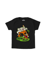 Playera Niño Disney Halloween Niño Niña Negro Disney Original Creepin Real - Fan Army