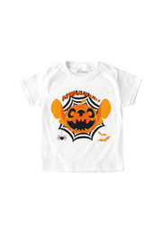 Playera Niño Disney Halloween Niño Niña Blanco Disney Original Stitch Calabaza - Fan Army