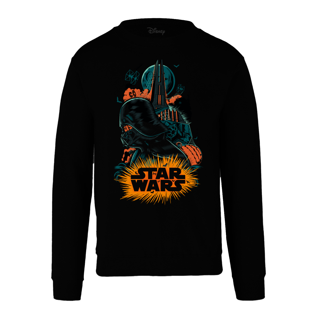 Sudadera Disney Halloween Hombre Mujer Negro Disney Original Star Wars - Fan Army