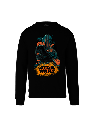 Sudadera Disney Halloween Hombre Mujer Negro Disney Original Star Wars