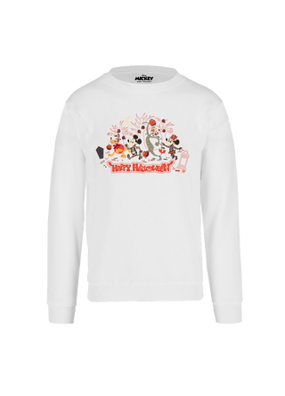 Sudadera Disney Halloween Hombre Mujer Blanco Disney Original Happy Halloween