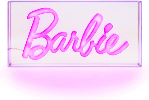 Paladone | Barbie | Logo con Luz de Neón LED, Producto Oficial