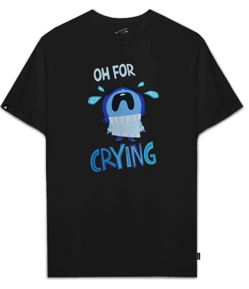 Playera Intensamente Hombre Mujer Negro Disney Original Crying - Fan Army