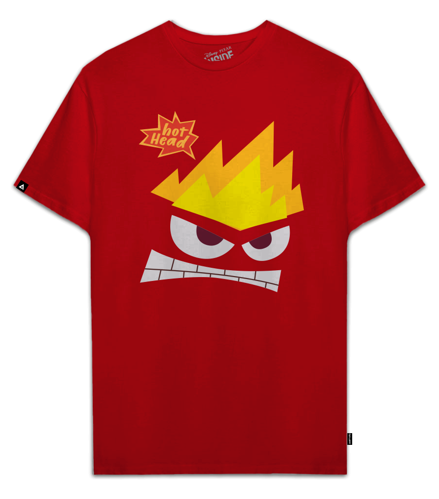 Playera Intensamente Hombre Mujer Rojo Disney Original Furia - Fan Army