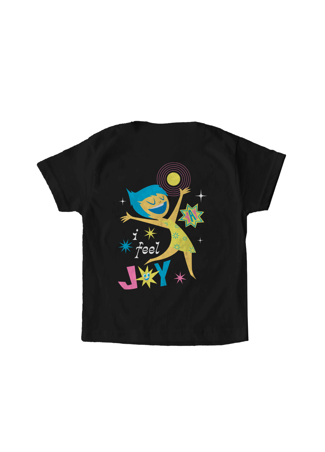 Playera Niño Intensamente niño Negro Disney Original Alegría - Fan Army