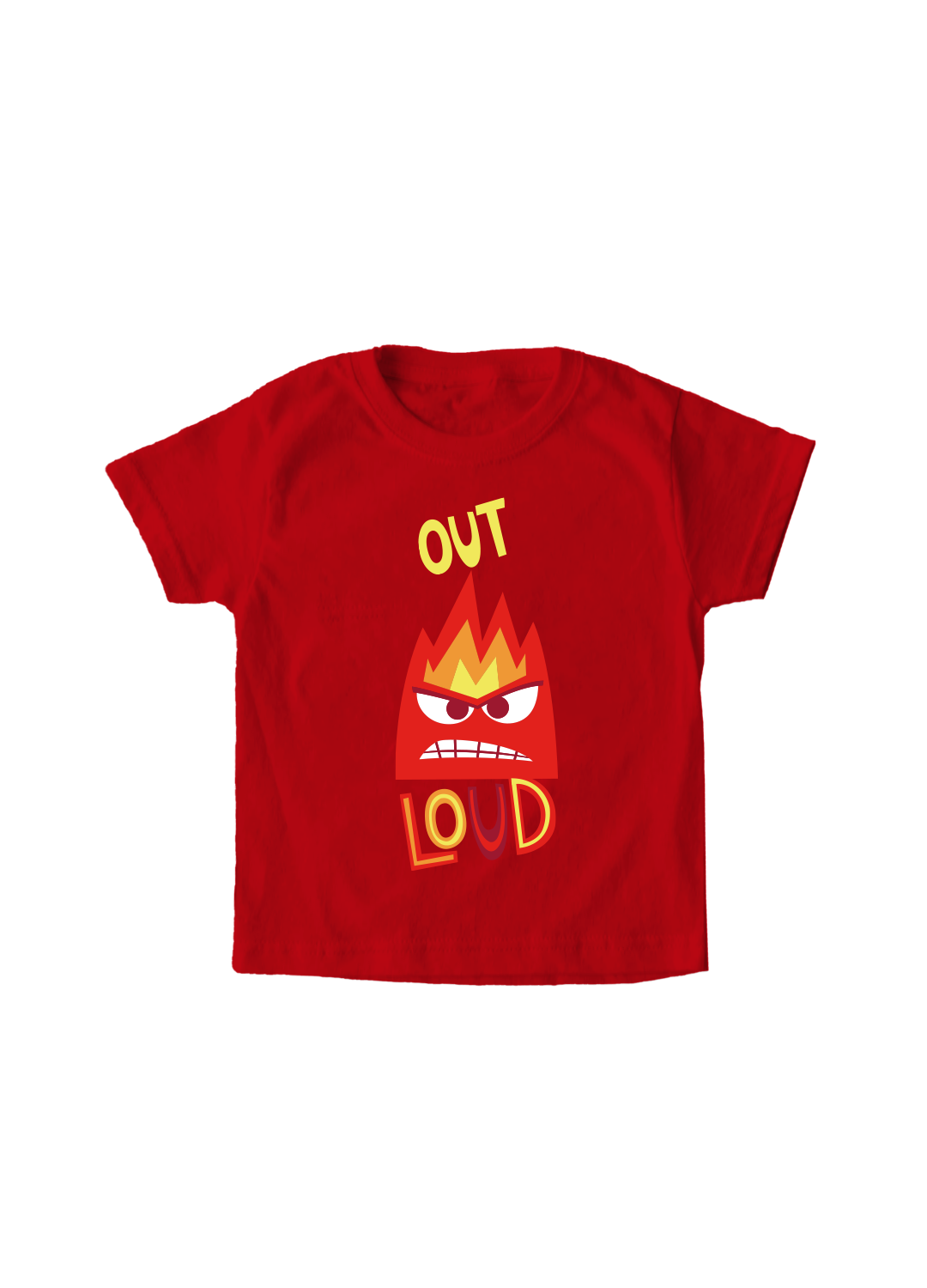 Playera Niño Intensamente niño Rojo Disney Original Out Loud - Fan Army