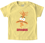 Playera Niño Intensamente niño Amarillo Disney Original Ansiedad - Fan Army