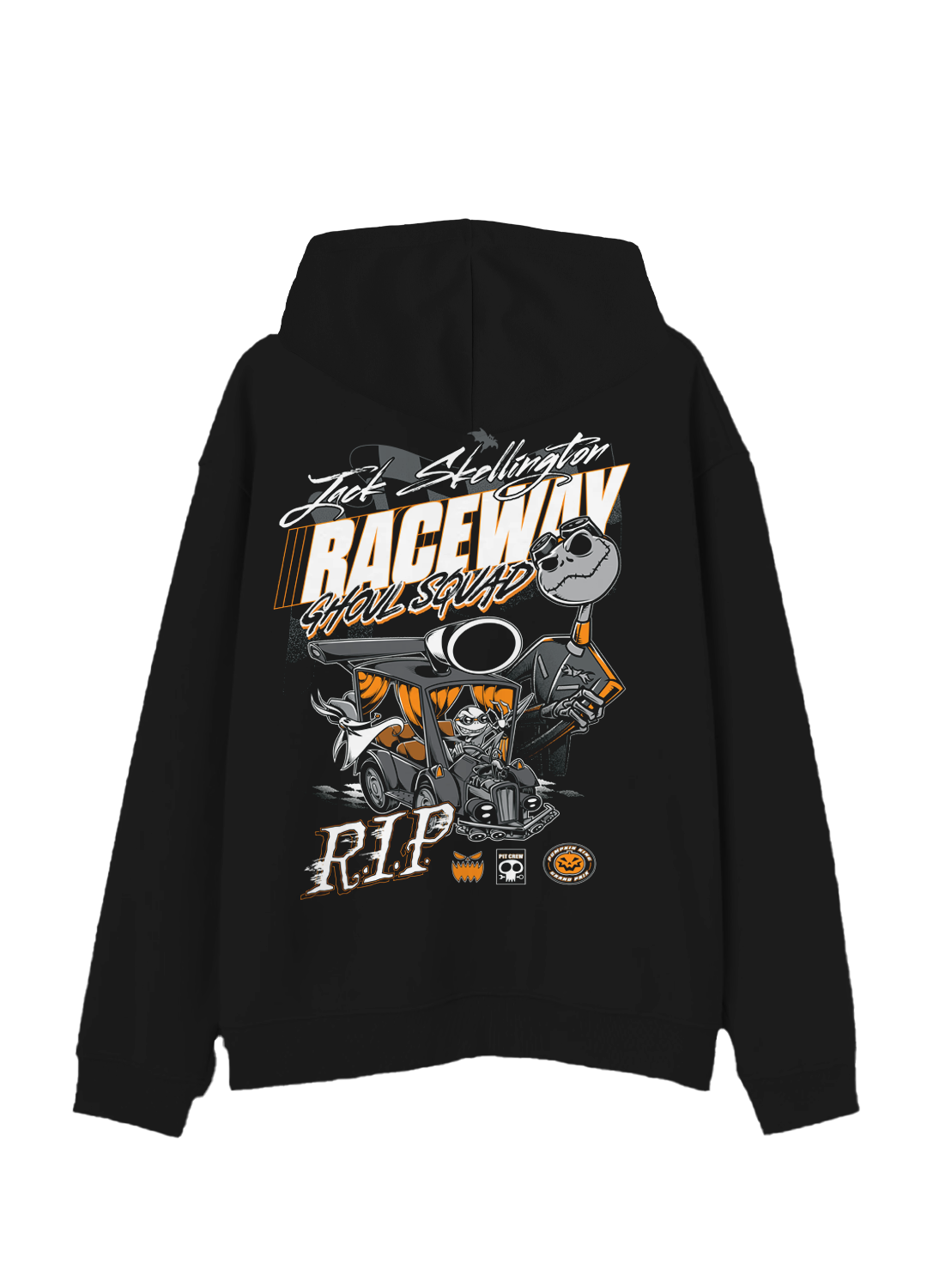 Hoodie El Extraño Mundo de Jack Hombre Mujer Negro Disney Pixar Original Scream Series