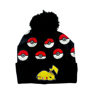 Gorro para el frio Pokemon Pokebolas Pikachu