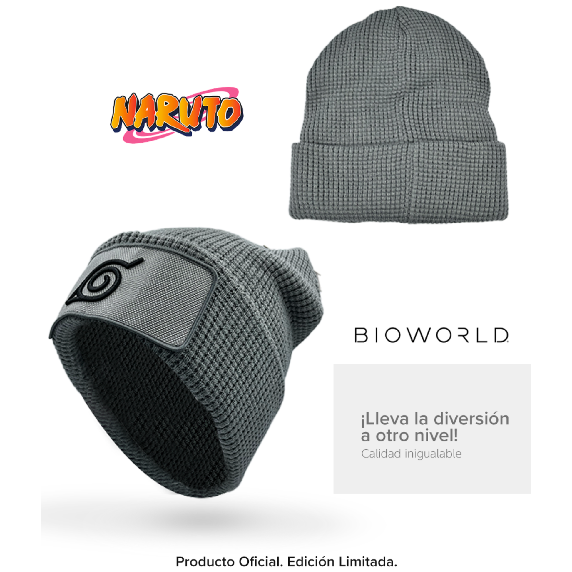 Gorro de tejido Naruto símbolo Aldea de la Hoja - Fan Army