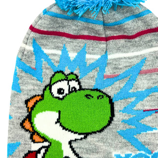 Gorro Beanie Nintendo – Yoshi con Pompón | Original
