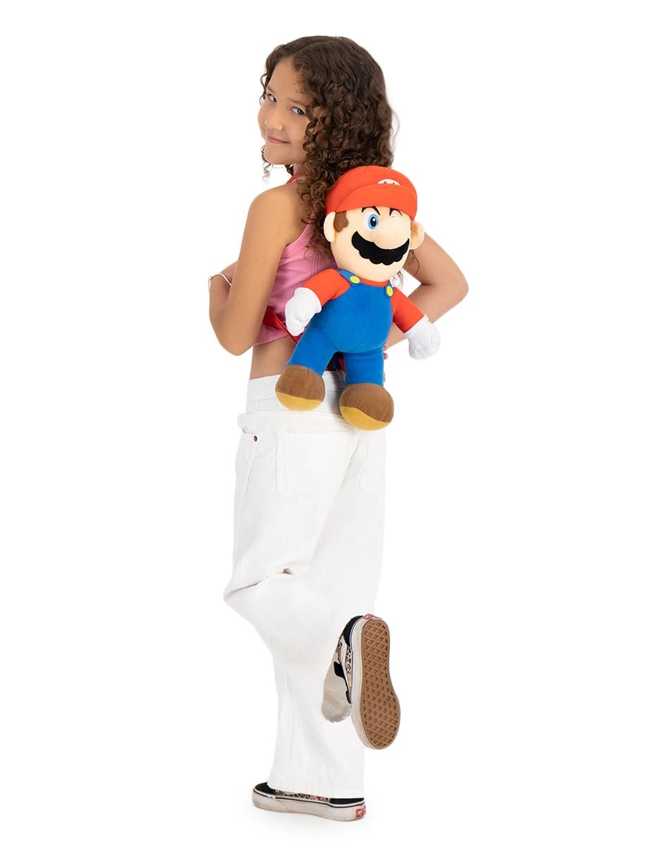 Mochila Super Mario Mini Plush Peluche Niño y Niña Nintendo Oficial - Fan Army
