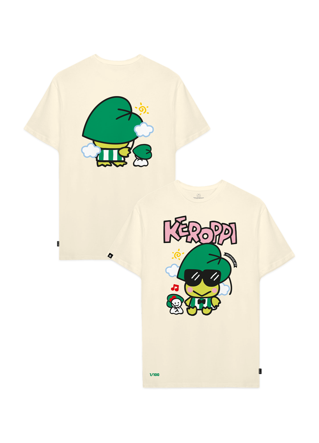 Playera Hombre Mujer Arena Keroppi Green - Fan Army