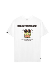 Playera Hombre Mujer Blanco Keroppi Free Time - Fan Army