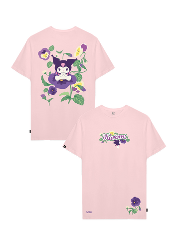 Playera Hombre Mujer Rosa Kuromi Flowers - Fan Army